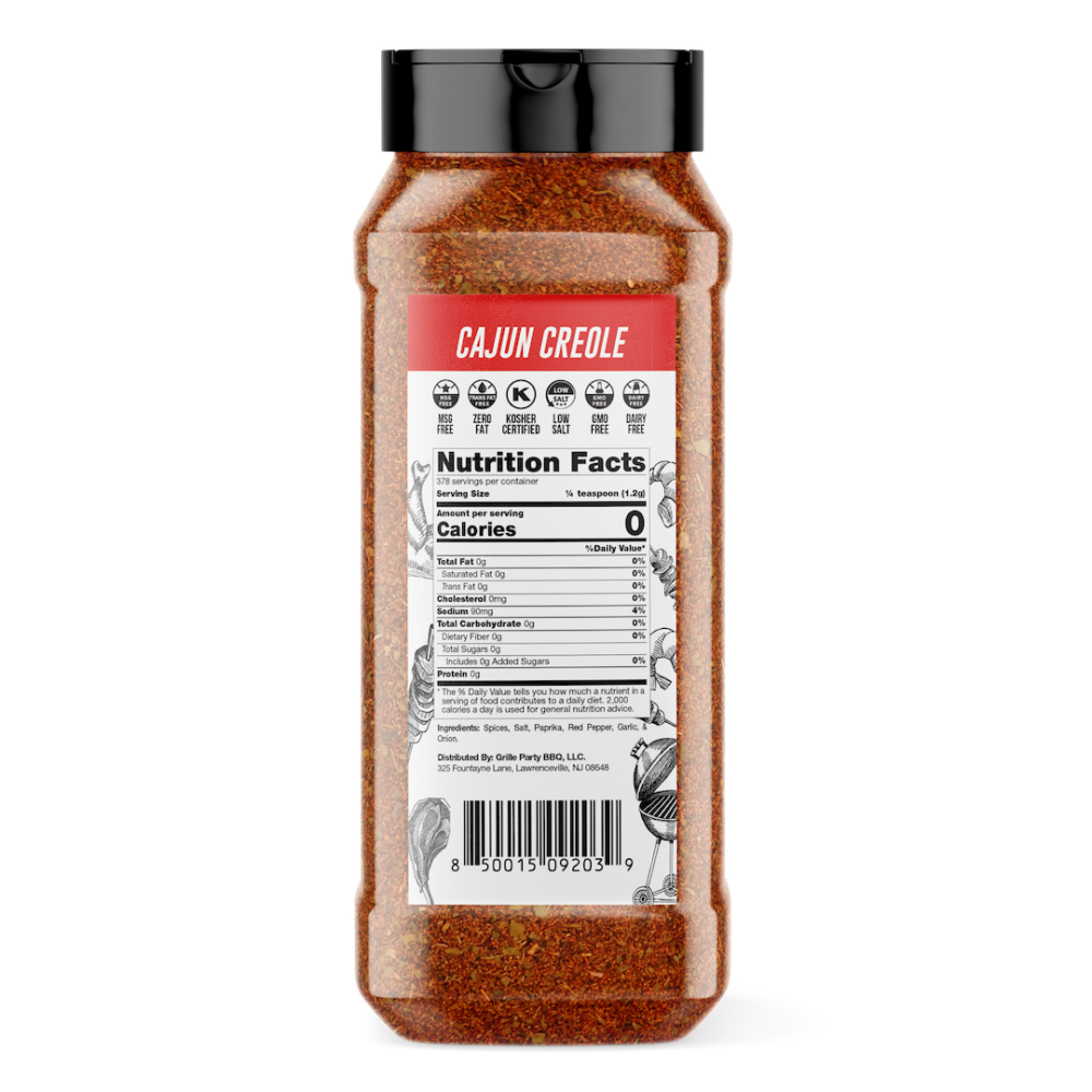 Cajun Creole Seasoning Grill Party BBQ